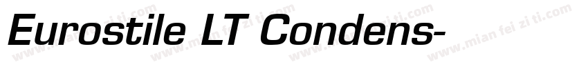 Eurostile LT Condens字体转换